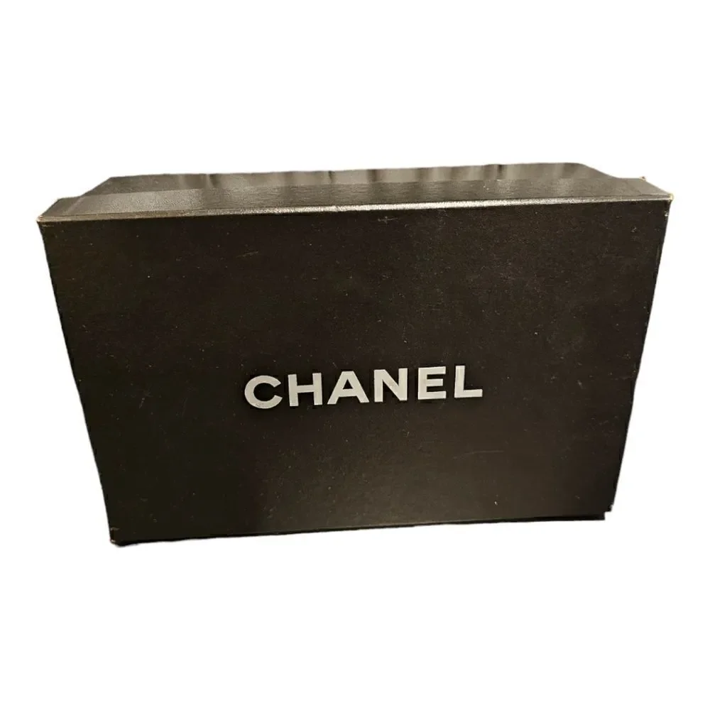 CHANEL Black Leather & Patent Platform Heels‎ - Size 40 /US 9